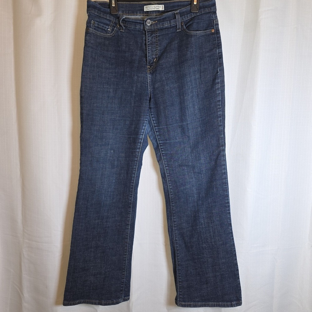 Levis 512 Perfectly Slimming Bootcut Jeans Womens 14 Reg Blue Medium Wash